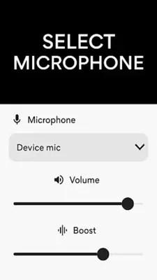 Microphone Amplifier android App screenshot 1